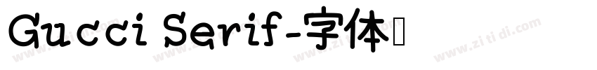 Gucci Serif字体转换